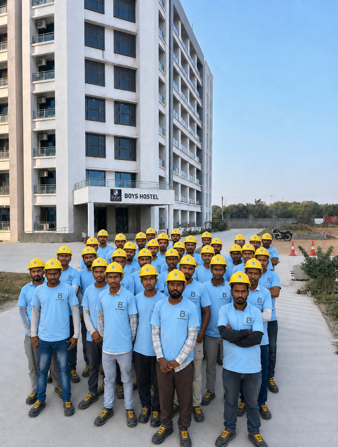 BLP Interior team on site